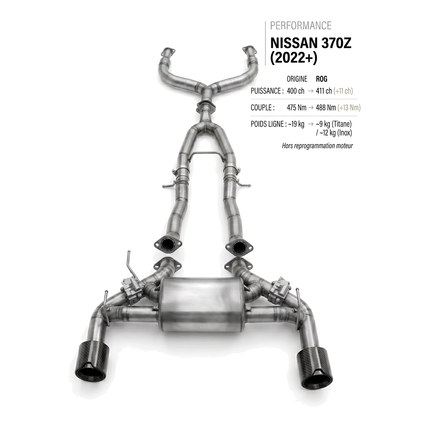Ligne d'échappement NISSAN 370Z