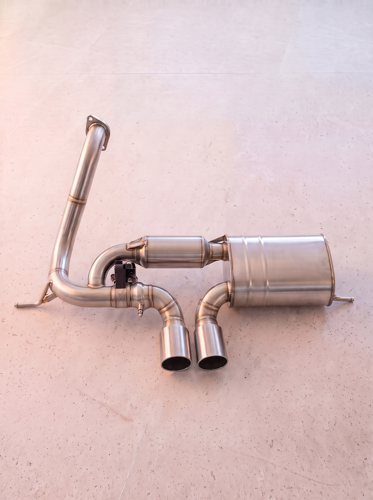 Ligne d'échappement inox à clapets ROG pour Lotus Evora 3.5 V6