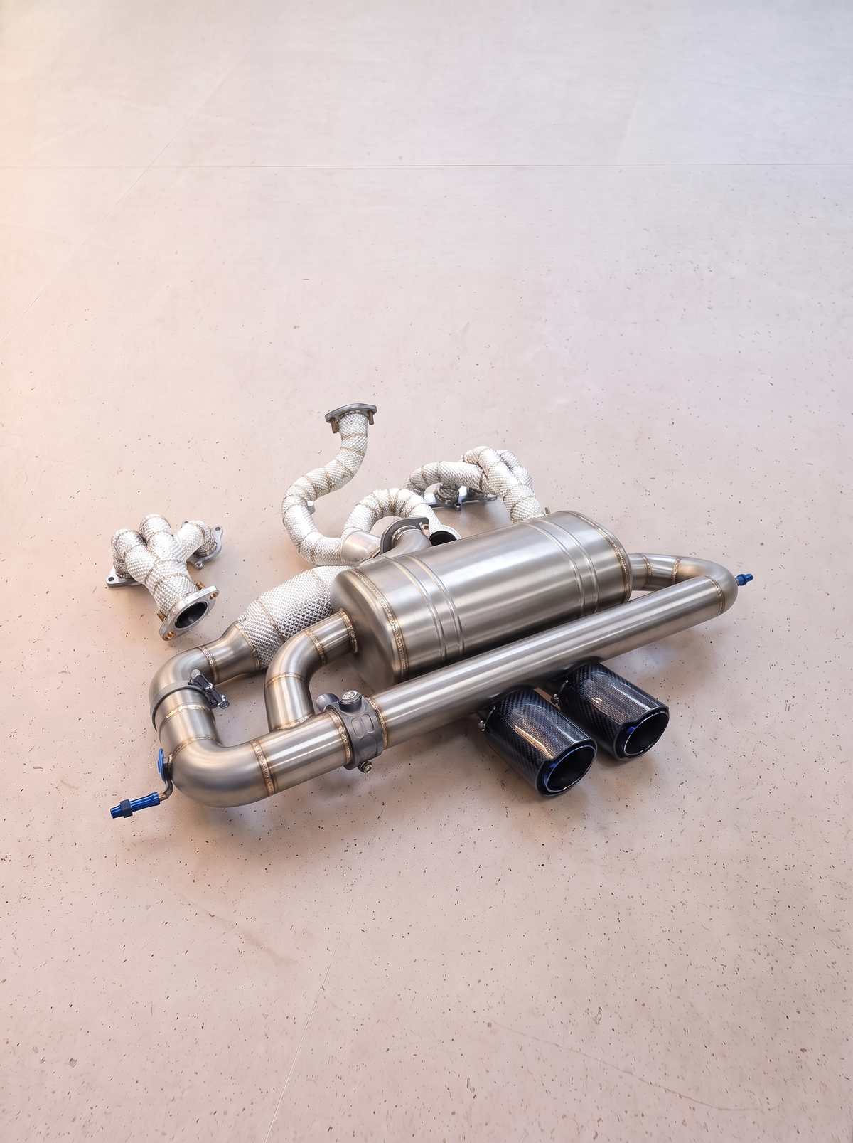 Ligne d'échappement inox à clapets ROG pour Lotus Evora S 3.5 V6