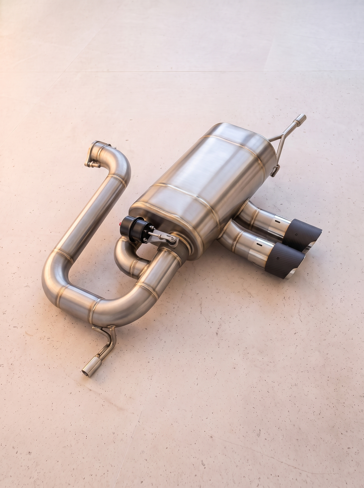 Ligne d'échappement inox à clapets ROG pour Lotus Exige S3 3.5 V6