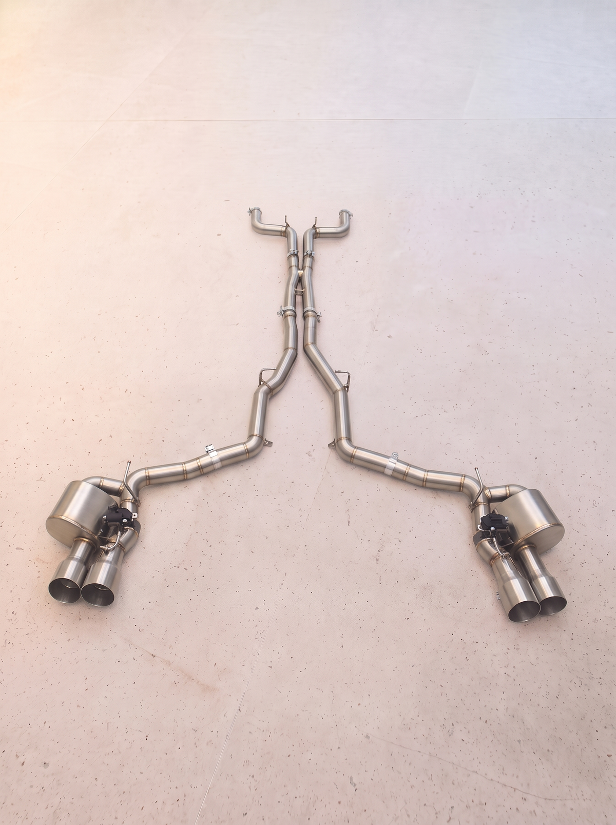 Ligne d'échappement inox à clapets ROG pour Maserati Ghibli M157 V6 3.0