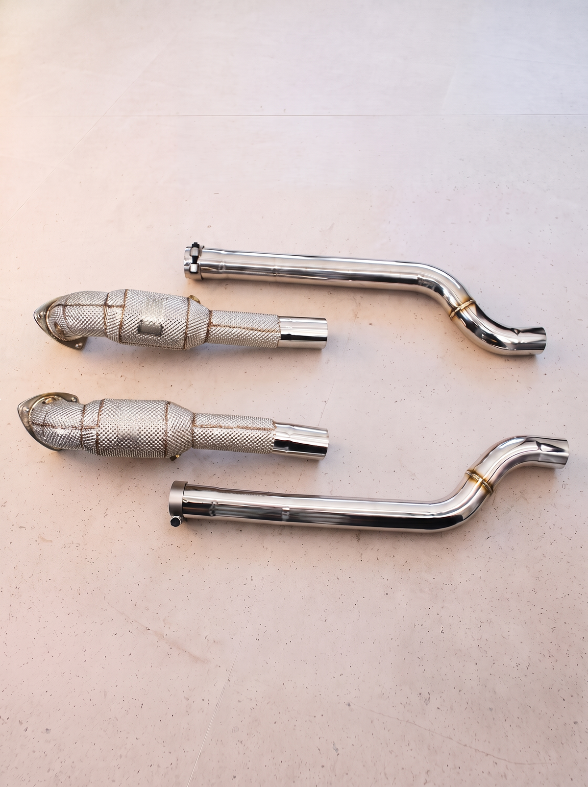Downpipe décatalysé inox pour Maserati GranTurismo V8 4.2