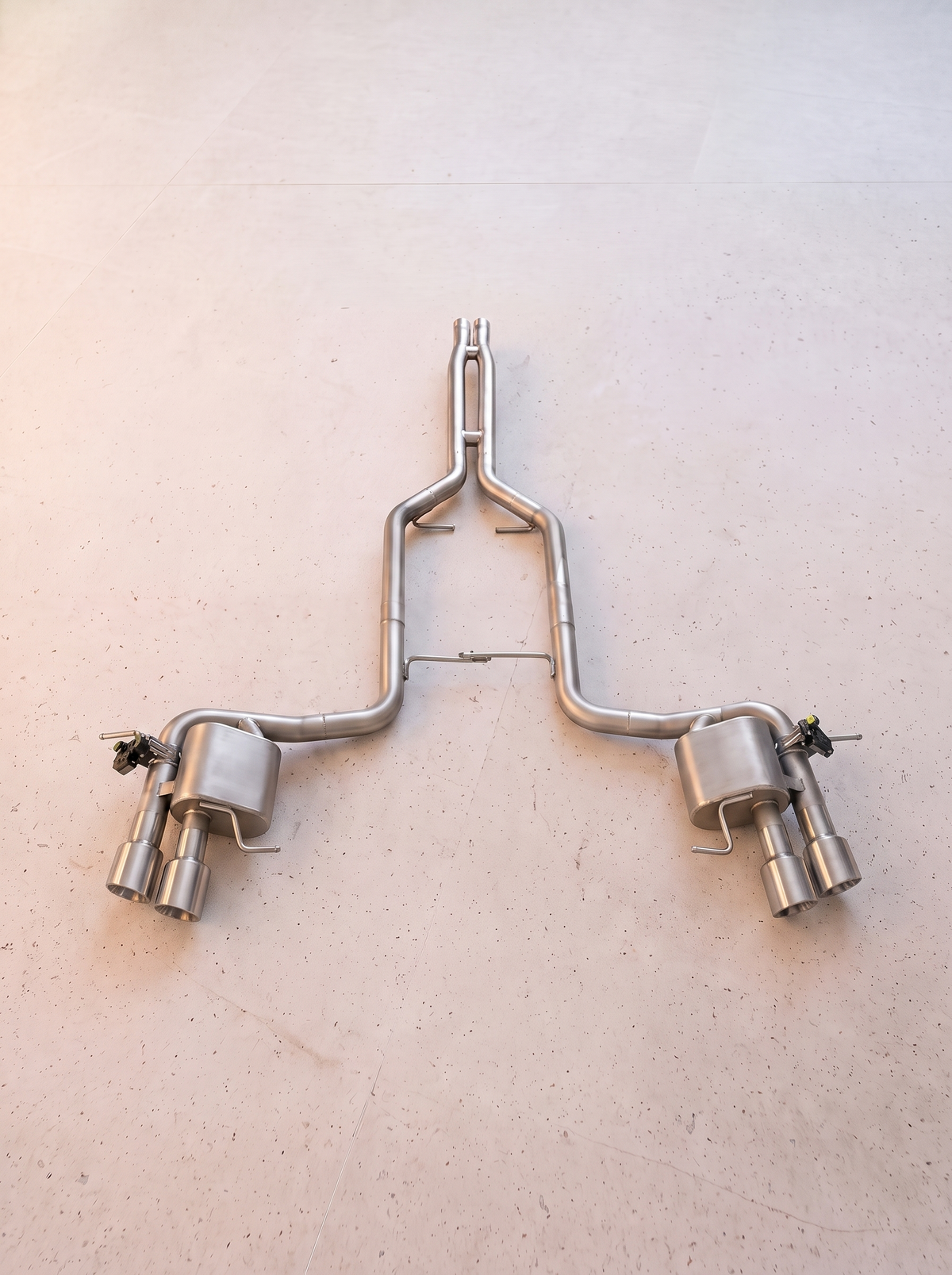Ligne d'échappement inox à clapets ROG pour Maserati GranTurismo V8 4.7