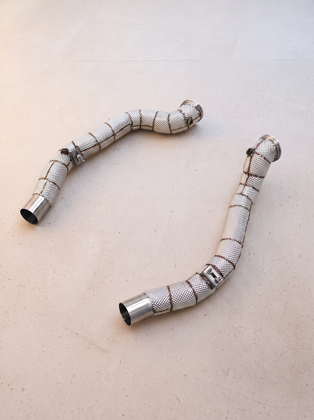 Downpipe décatalysé inox pour Maserati Levante V6 3.0