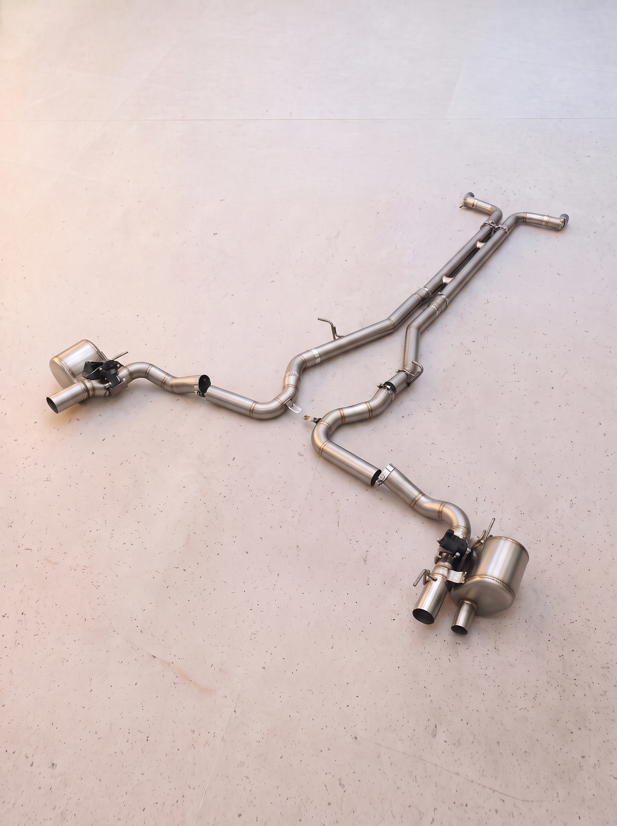 Ligne d'échappement inox à clapets ROG pour Maserati Levante V6 3.0