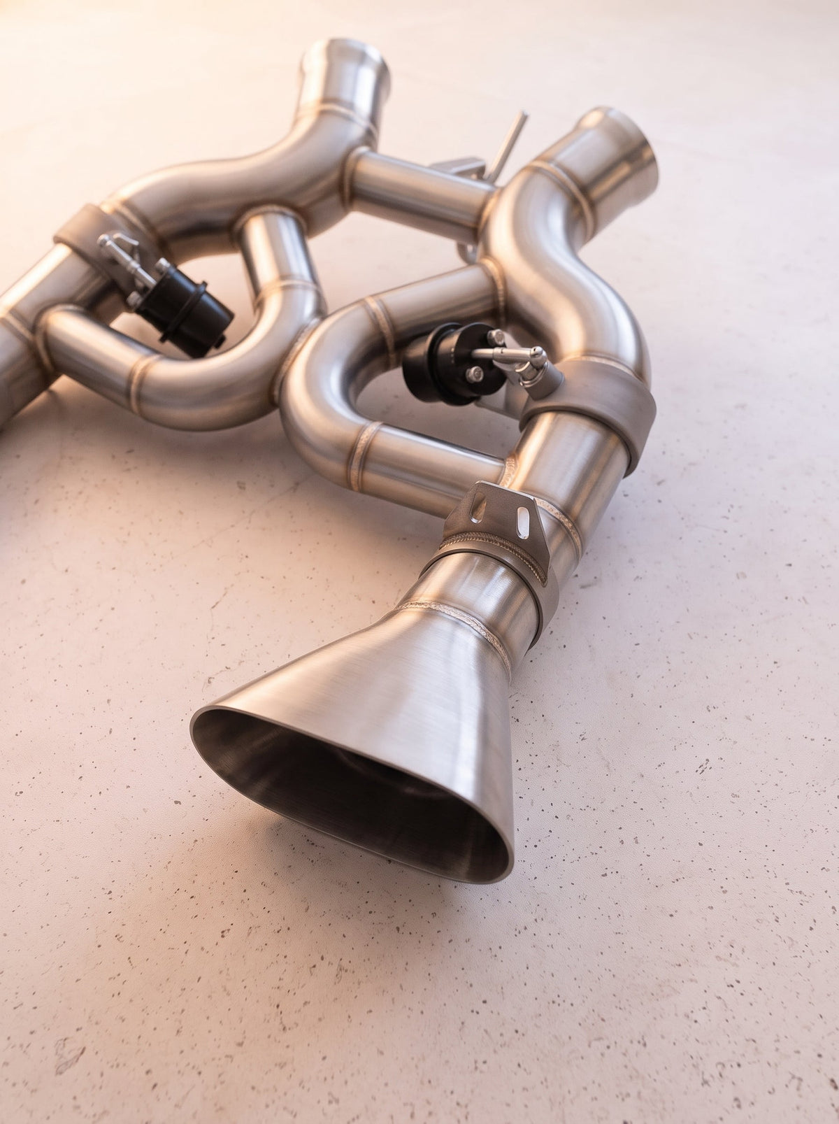 Ligne d'échappement à clapets ROG pour McLaren MP4-12C V8