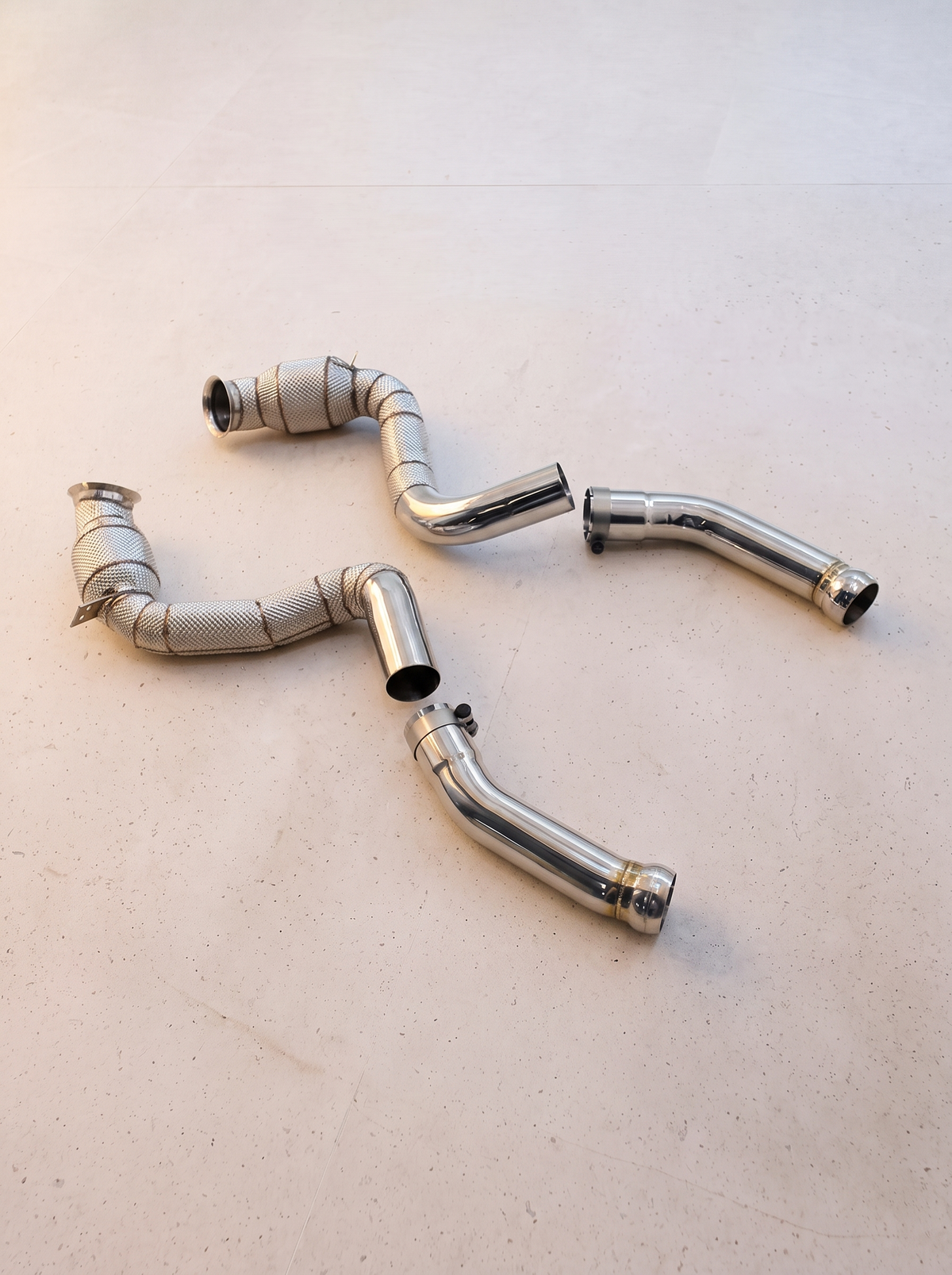 Downpipe décatalysé inox pour Mercedes-AMG C63 / C63 S W205 4.0 V8