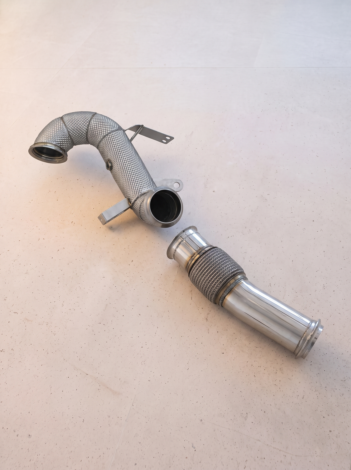 Downpipe décatalysé inox pour Mercedes-AMG CLA45 S C118 2.0 turbo