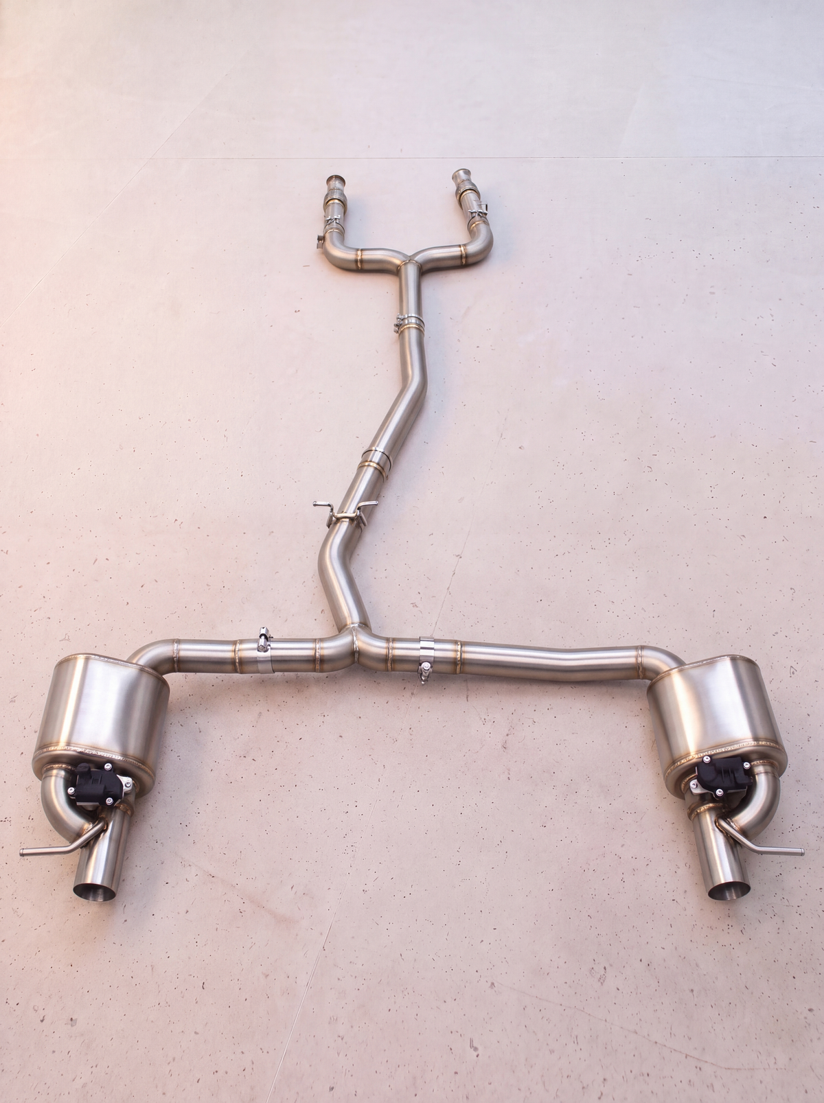 Ligne d'échappement inox à clapets ROG pour Mercedes-AMG E43 W213 3.0 V6