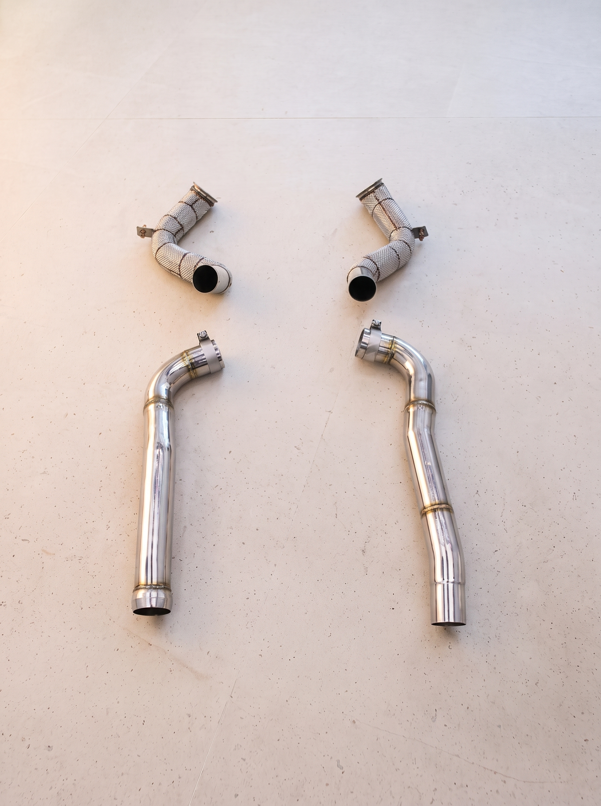 Downpipe décatalysé inox pour Mercedes-AMG GT / GT S C190 4.0 V8