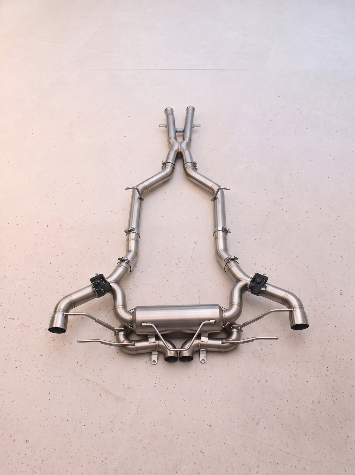 Ligne d'échappement inox à clapets ROG pour Mercedes-AMG GT R C190 4.0 V8