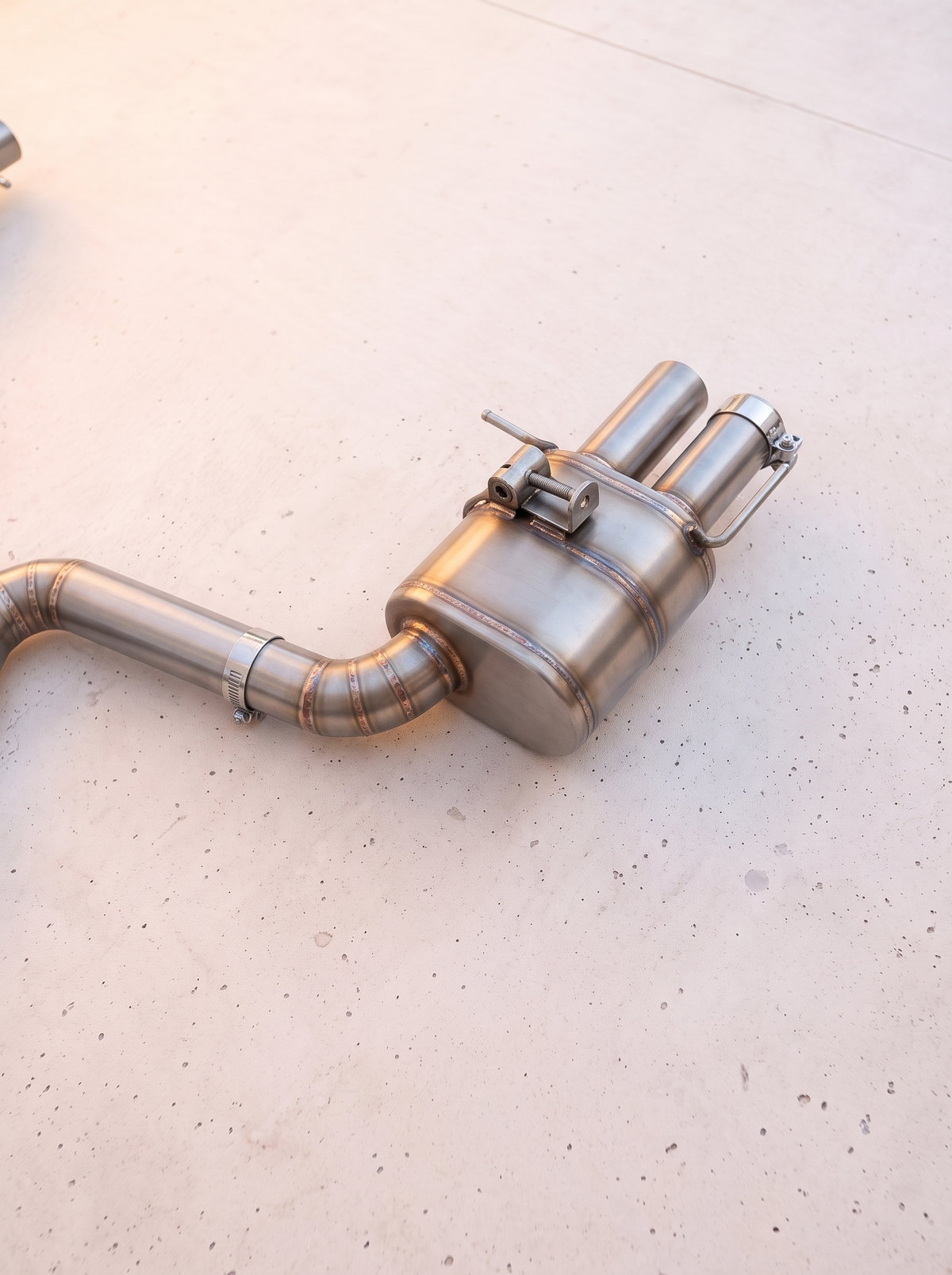 Silencieux arrière inox de la ligne d'échappement ROG pour Mercedes-AMG GT63 C192 4.0 V8