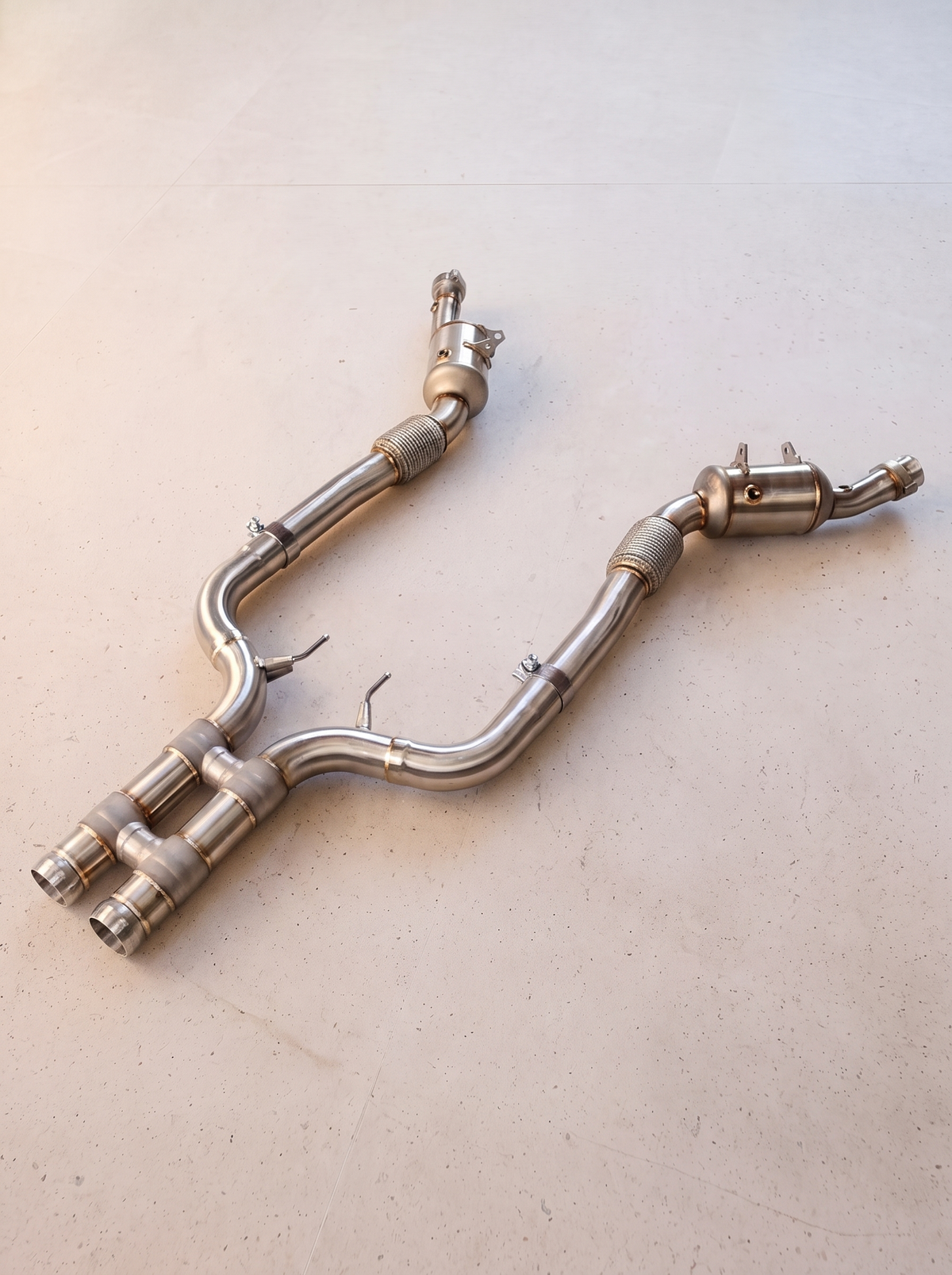 Downpipe décatalysé inox pour Mercedes-AMG S63 C217 Coupé 5.5 V8 S63