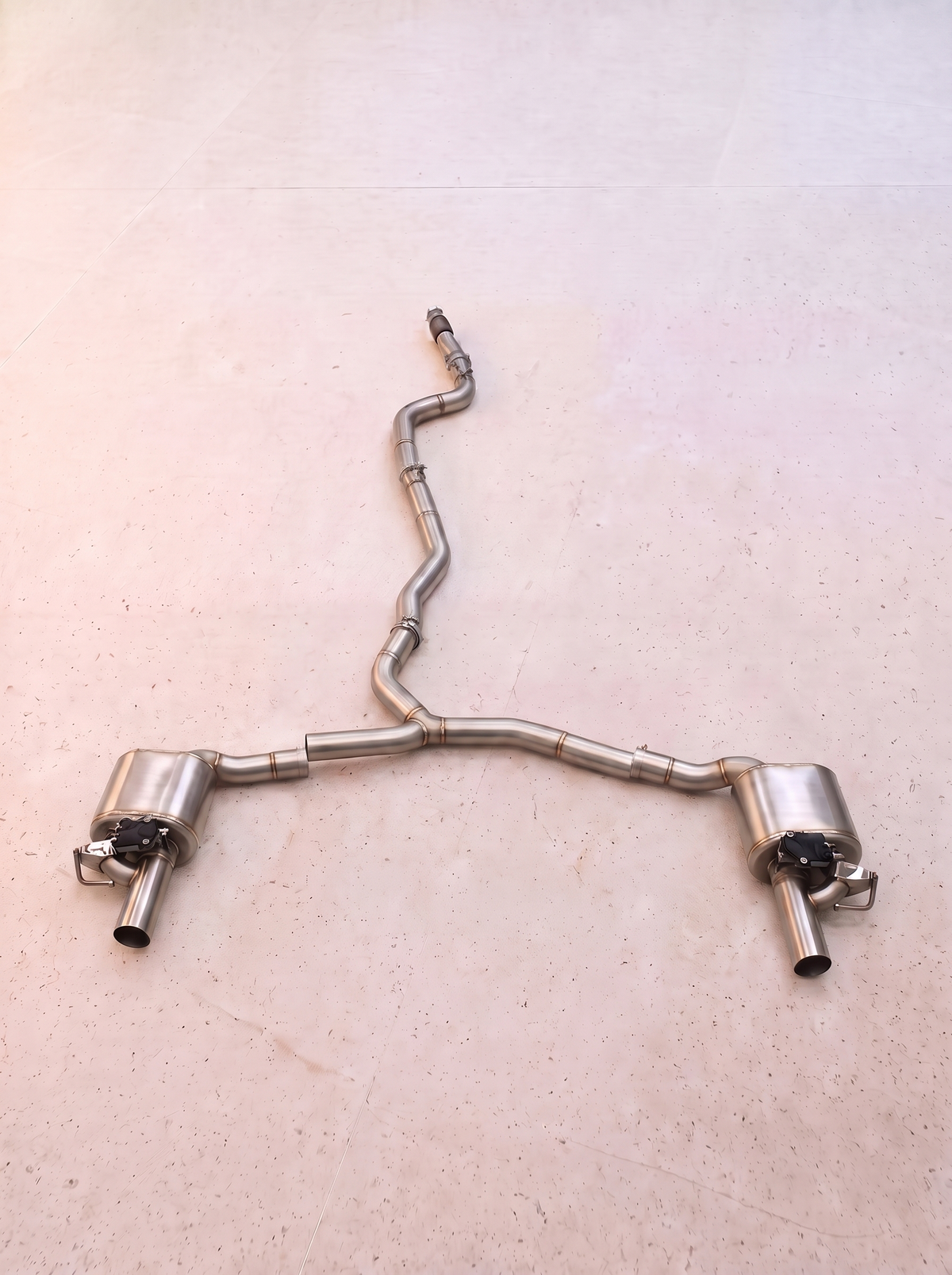 Ligne d'échappement inox à clapets ROG pour Mercedes-Benz C200 / C300 W205