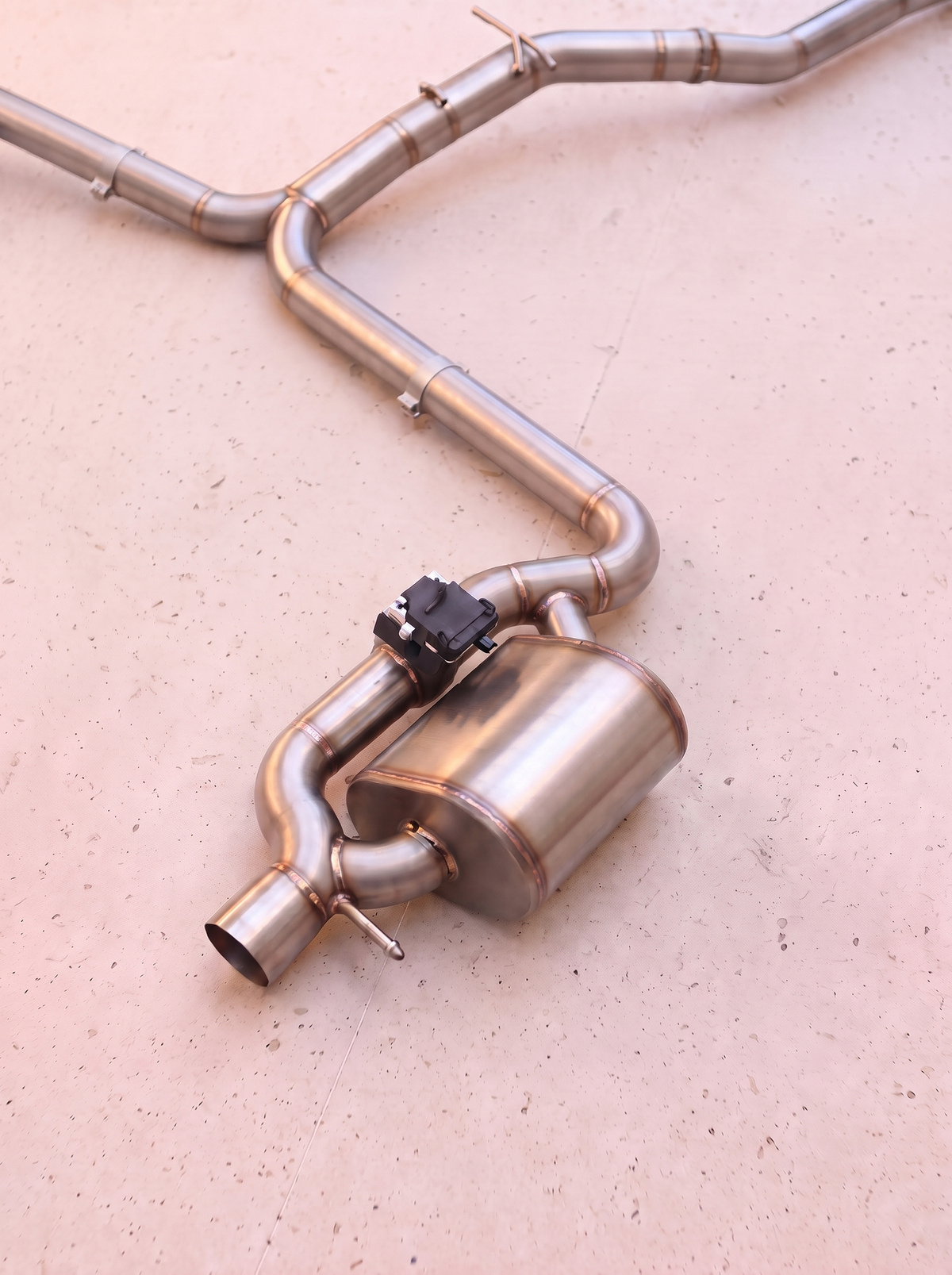 Silencieux arrière inox de la ligne d'échappement ROG pour Mercedes-Benz E300 W213 2.0 turbo
