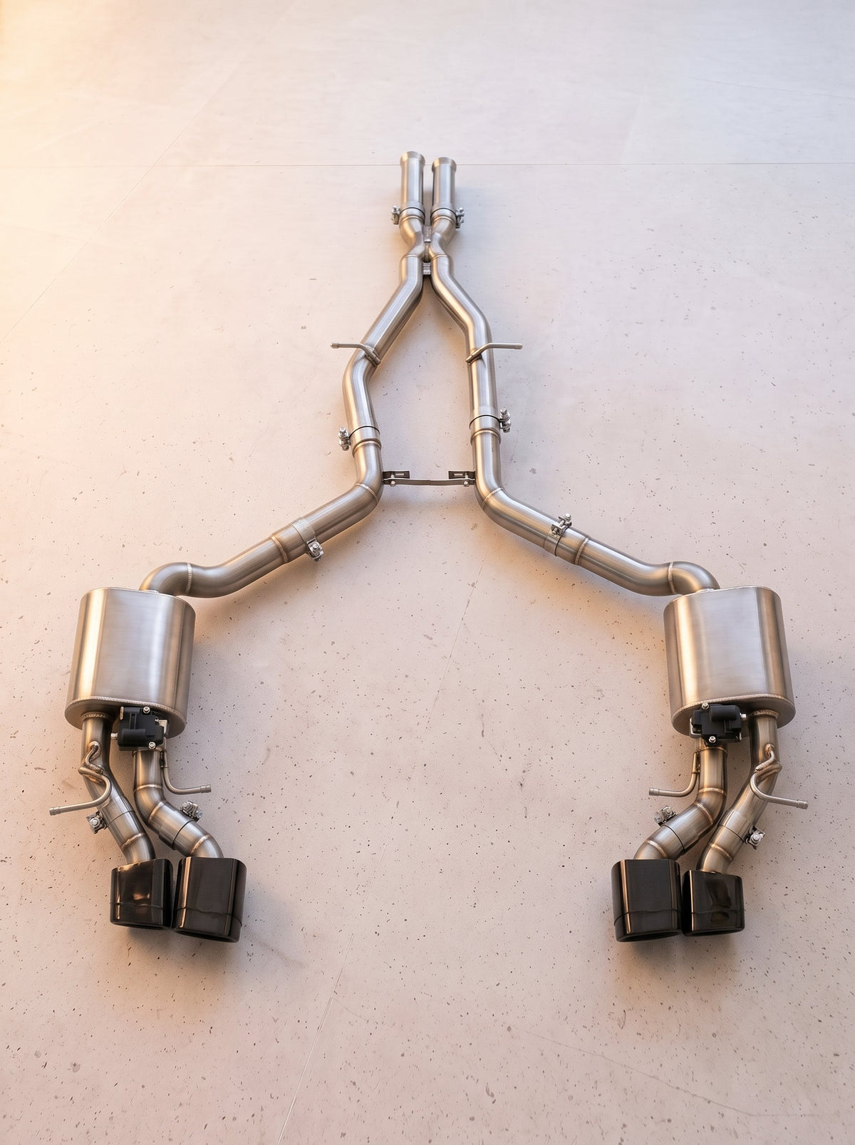 Ligne d'échappement à clapets ROG pour Mercedes CLS W218