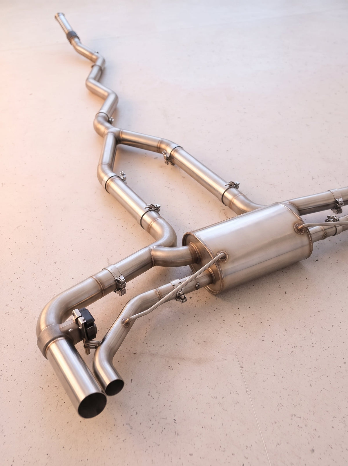 Ligne d'échappement à clapets ROG pour Mercedes GLE 53 AMG V167