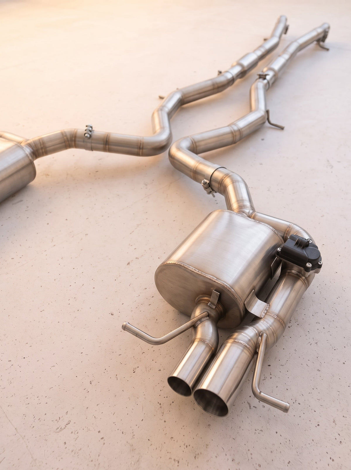 Ligne d'échappement à clapets ROG pour Mercedes S63 AMG W223