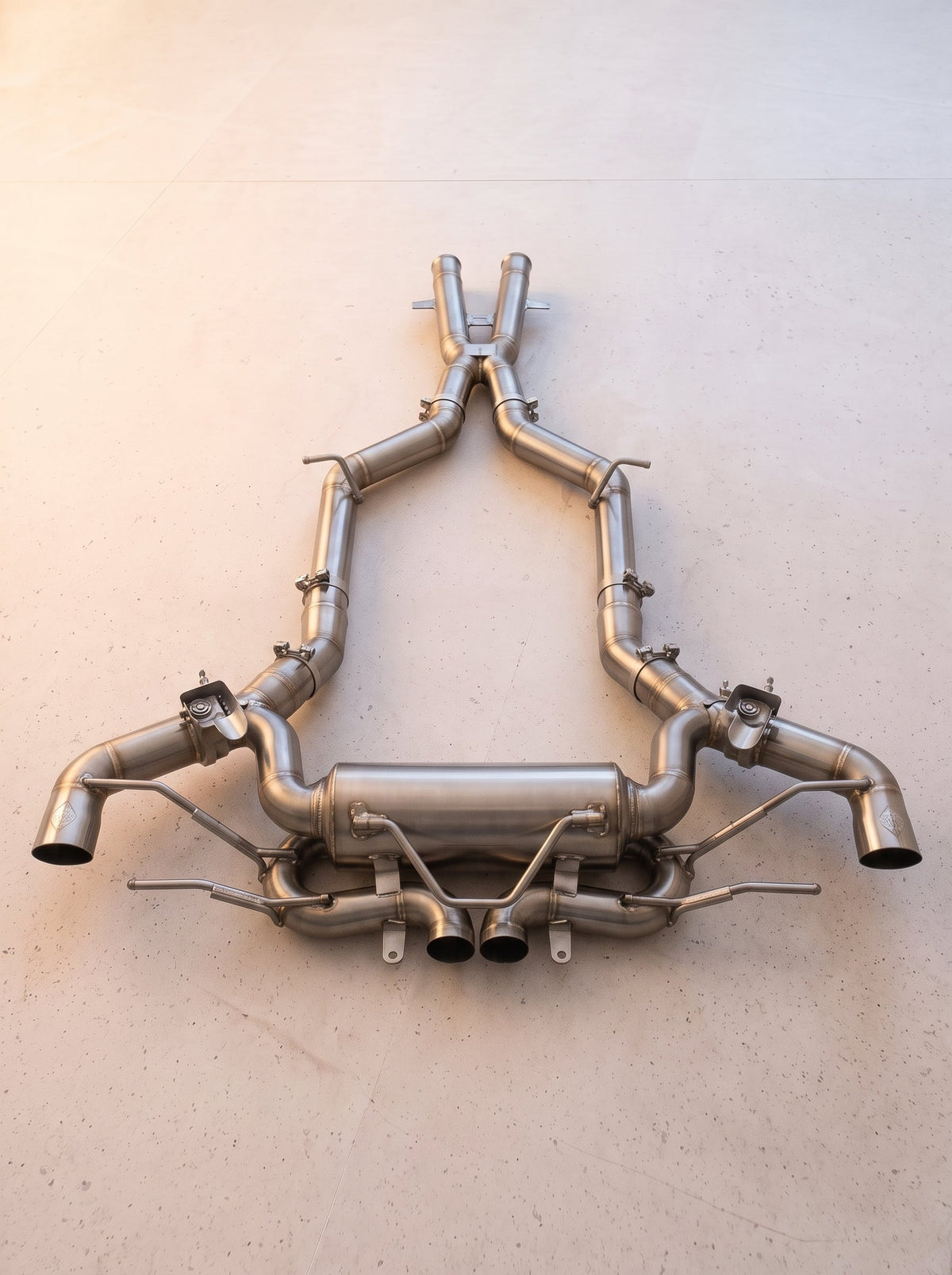 Ligne d'échappement à clapets ROG pour Mercedes SL 55 AMG R232