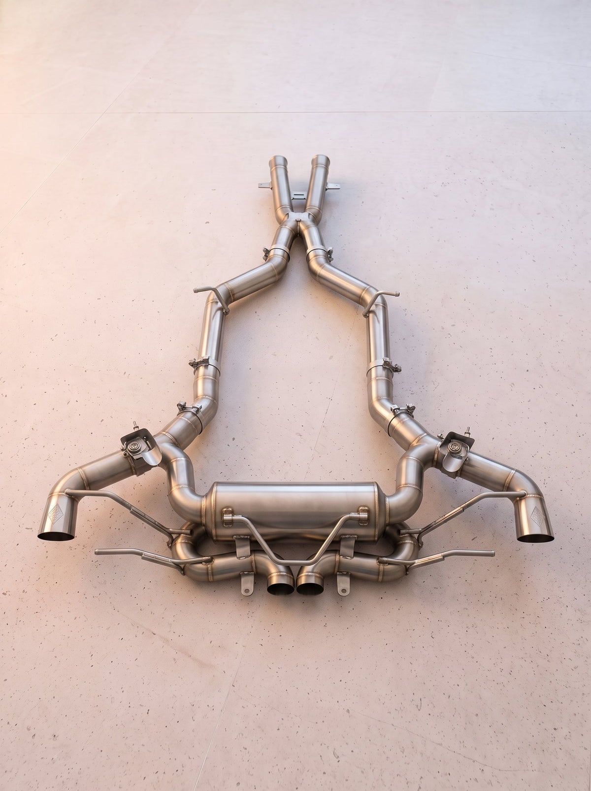 Ligne d'échappement à clapets ROG pour Mercedes SL 63 AMG R232