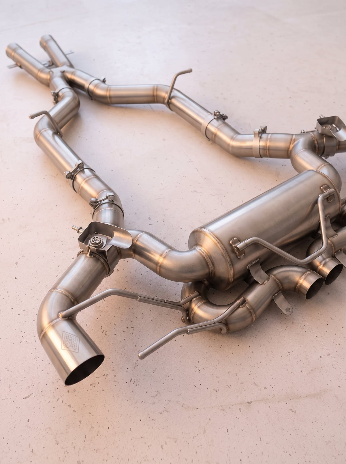 Ligne d'échappement à clapets ROG pour Mercedes SL 63 AMG R232