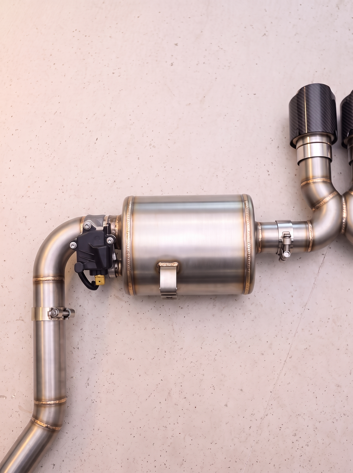 Silencieux arrière inox de la ligne d'échappement ROG pour Porsche 718 Boxster / Cayman type 982