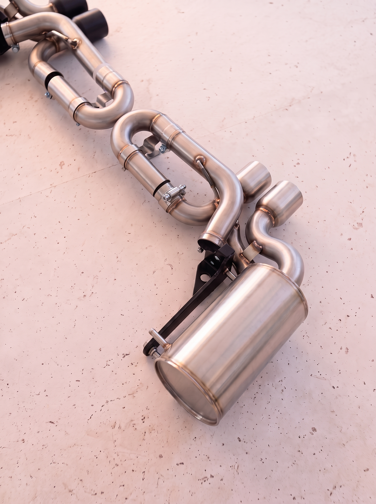 Silencieux arrière inox de la ligne d'échappement ROG pour Porsche 911 Carrera 3.6 type 996.2