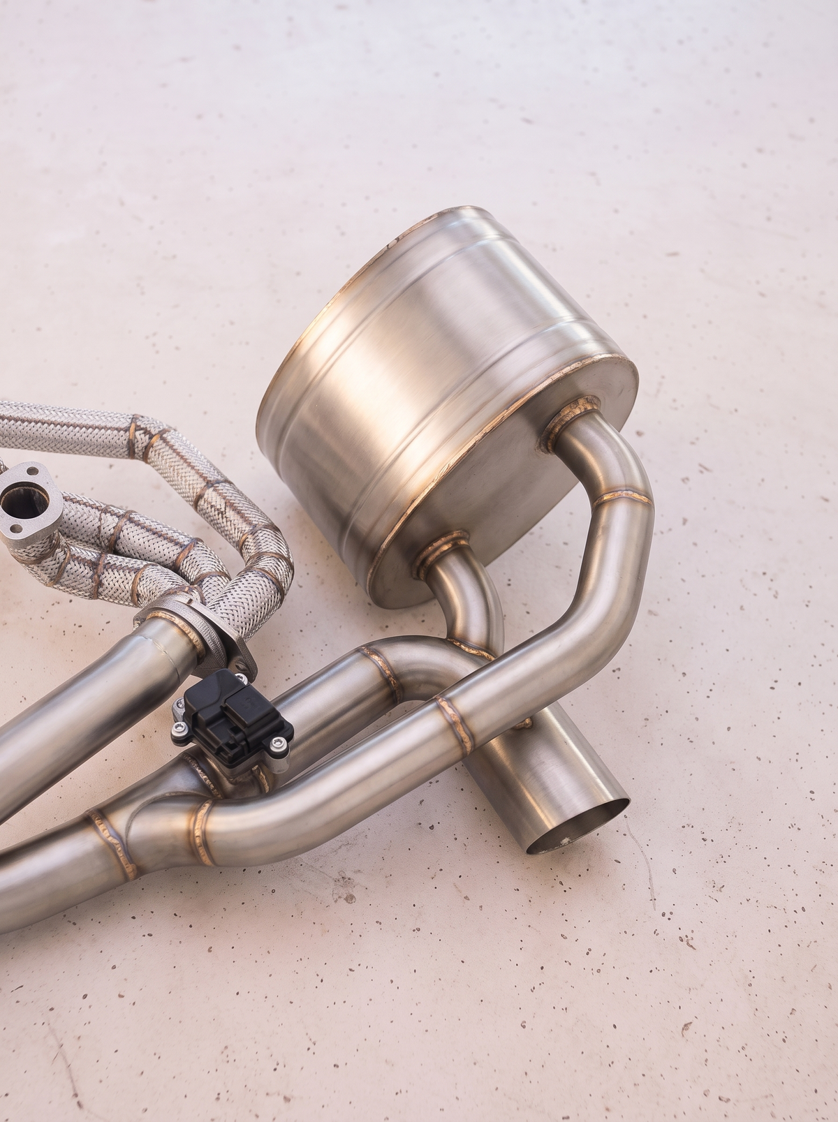 Silencieux arrière inox de la ligne d'échappement ROG pour Porsche 911 Carrera 3.6 type 993