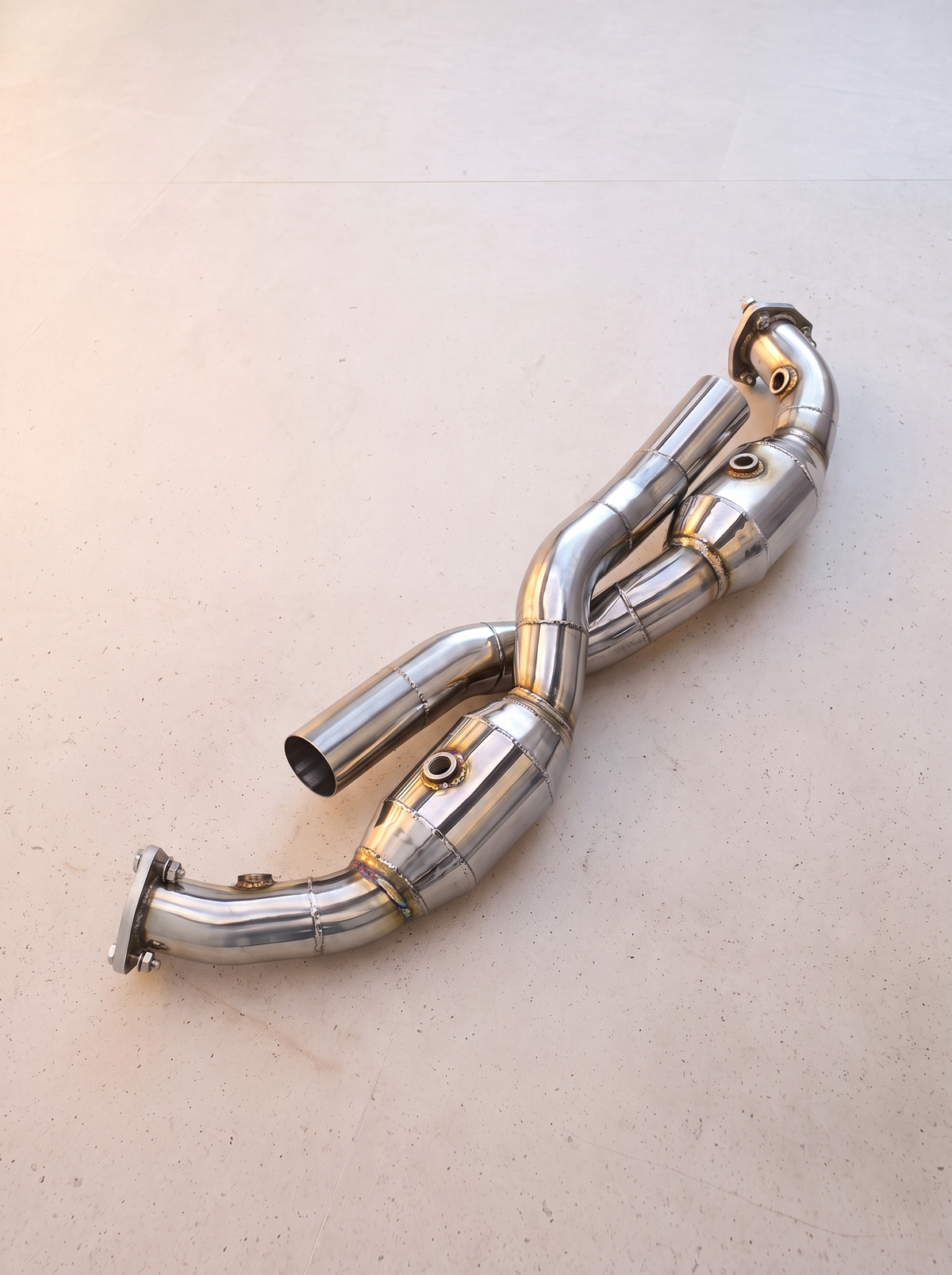 Downpipe décatalysé inox pour Porsche 911 Carrera type 997.1