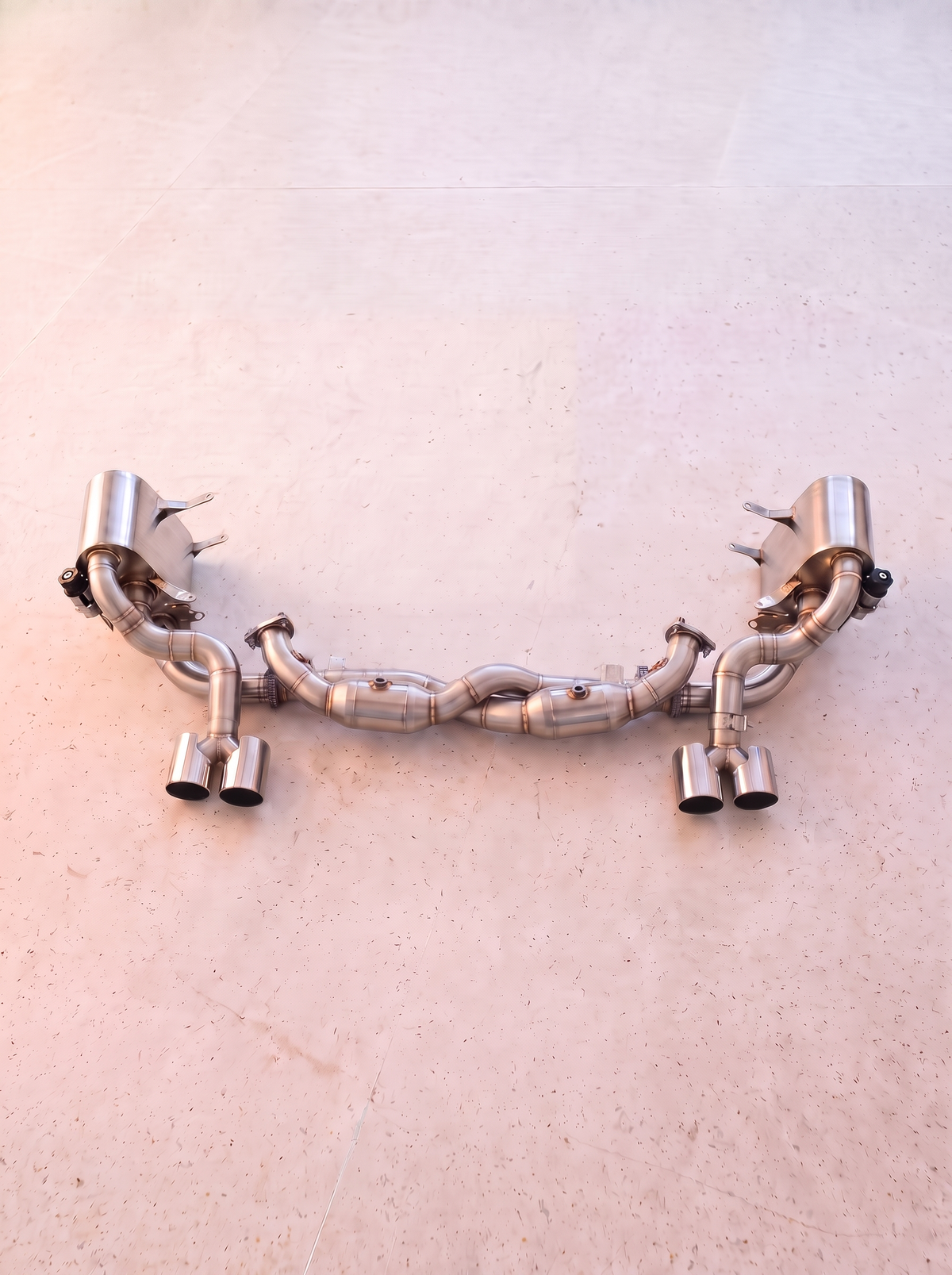 Ligne d'échappement inox à clapets ROG pour Porsche 911 Carrera type 997.2