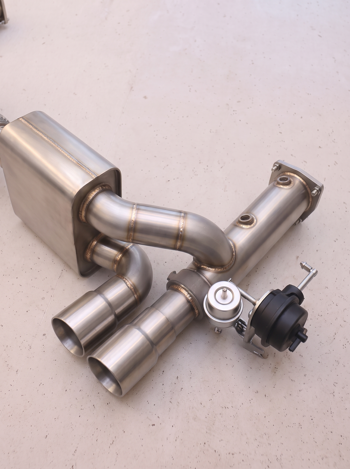 Silencieux arrière inox de la ligne d'échappement ROG pour Porsche 911 Turbo 3.6 type 996