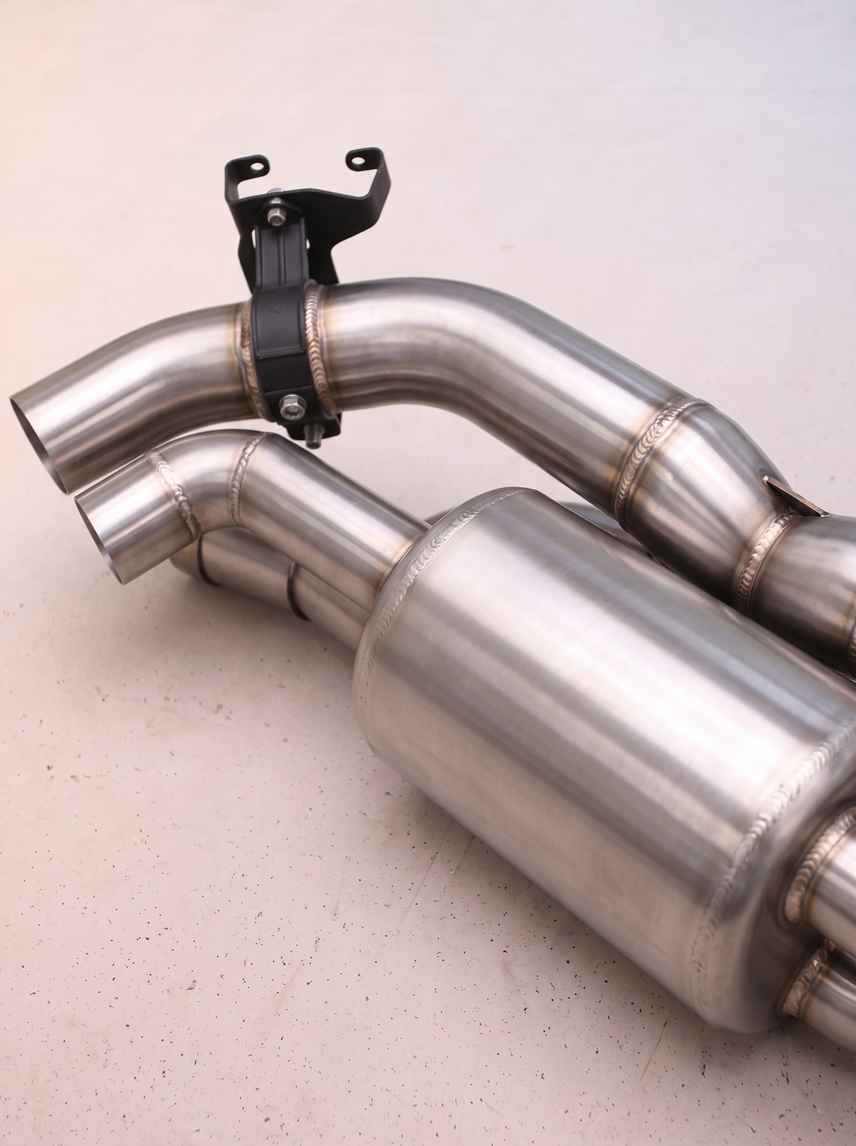 Silencieux arrière inox de la ligne d'échappement ROG pour Porsche 911 Turbo S 3.8 type 992.1