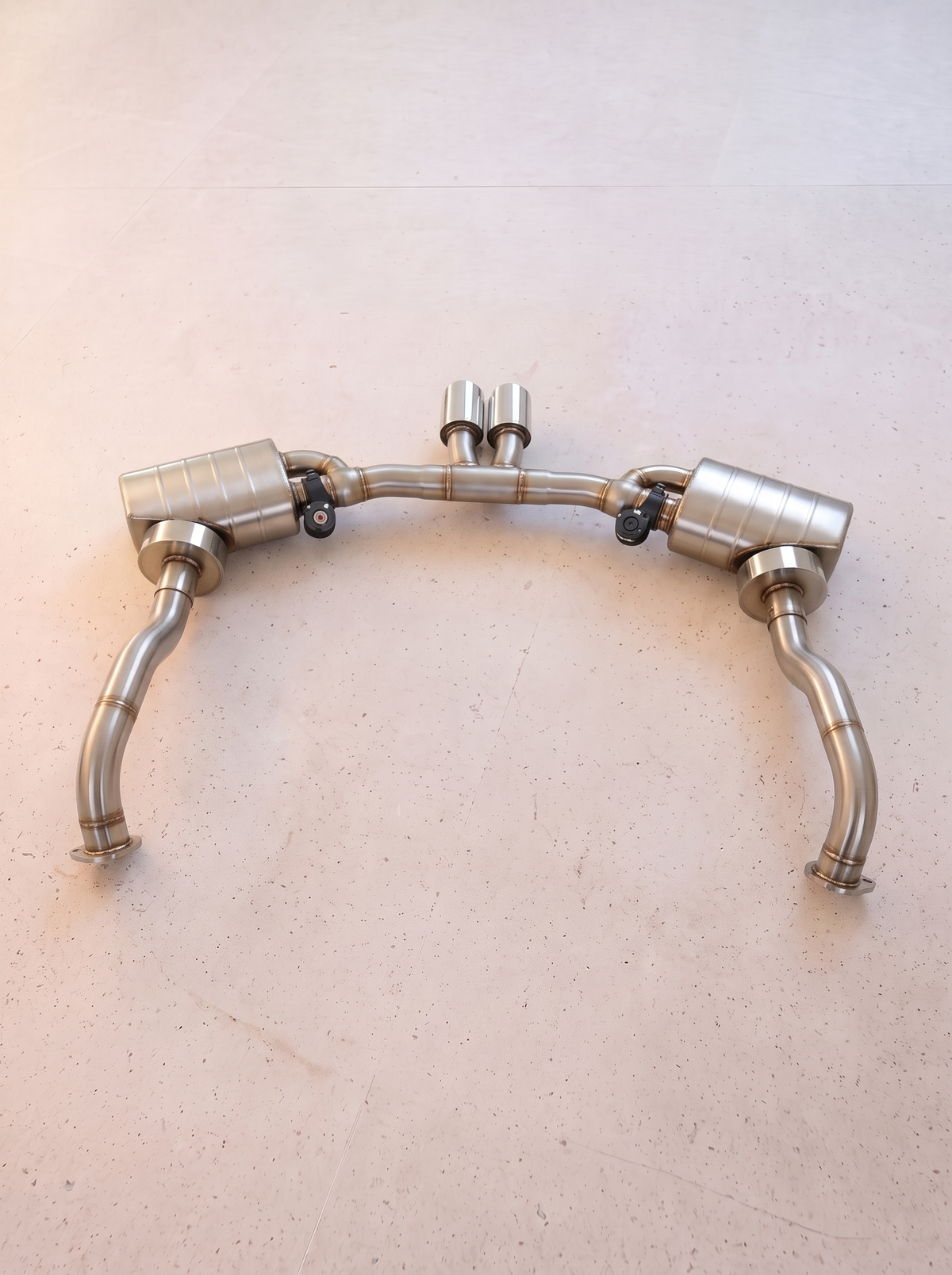 Ligne d'échappement inox à clapets ROG pour Porsche Boxster 2.7 / 3.4 type 987.1