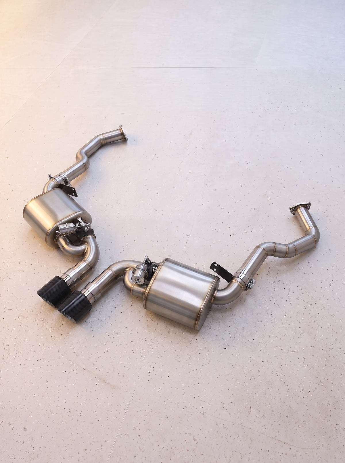 Ligne d'échappement inox à clapets ROG pour Porsche Boxster / Cayman type 987.2