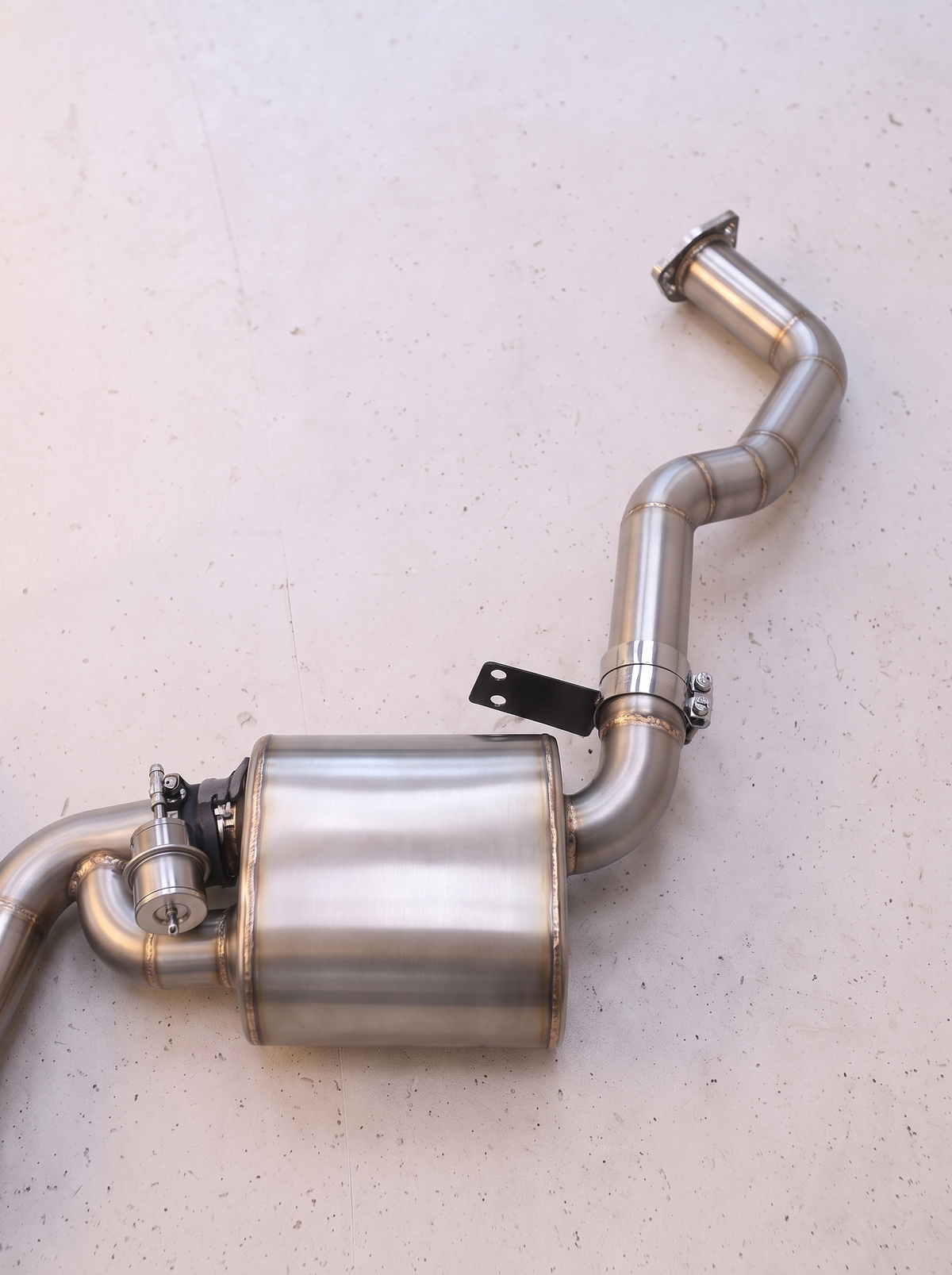 Silencieux arrière inox de la ligne d'échappement ROG pour Porsche Boxster / Cayman type 987.2