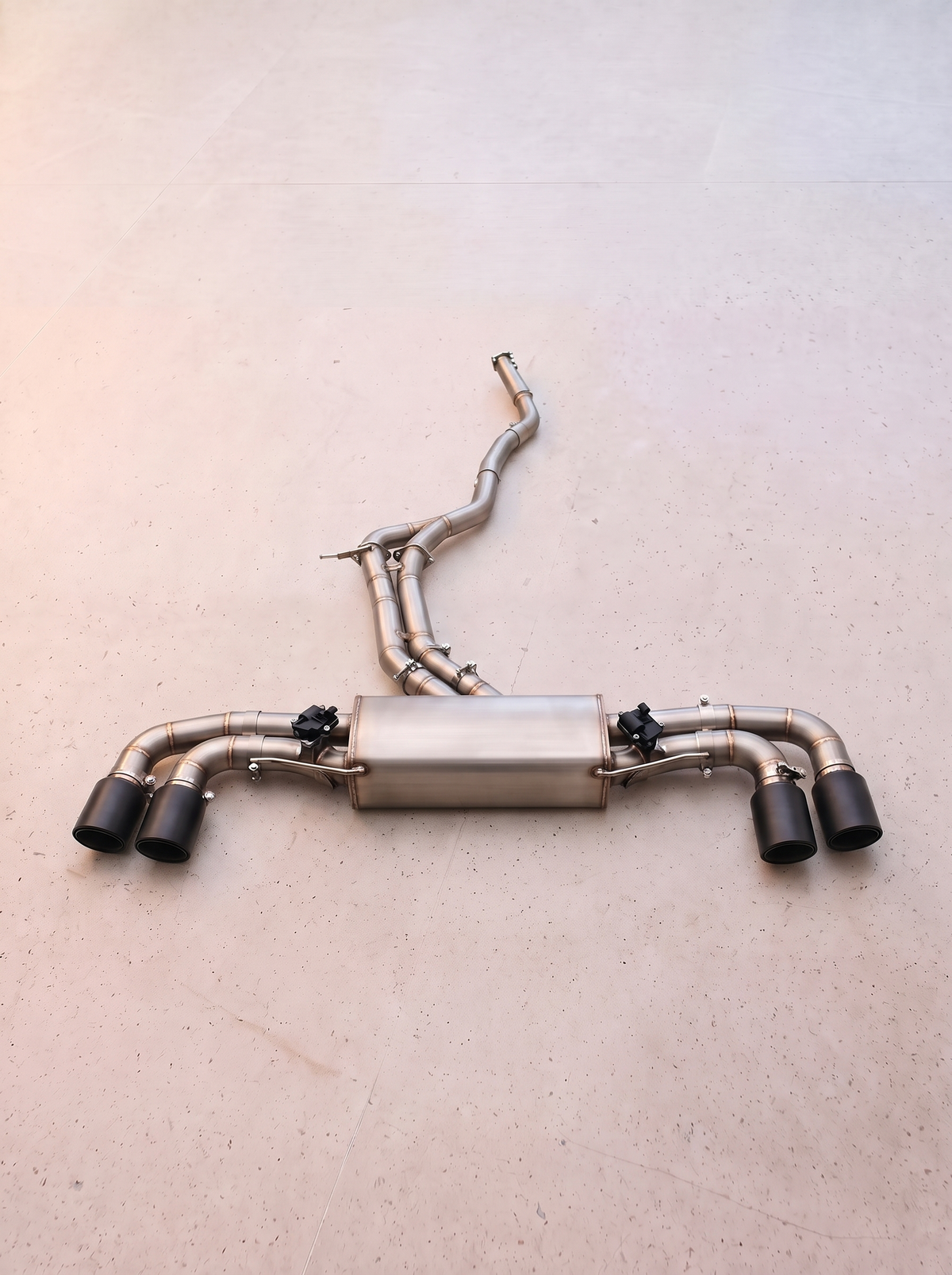 Ligne d'échappement inox à clapets ROG pour Porsche Cayenne E3 9YA 3.0 V6 turbo