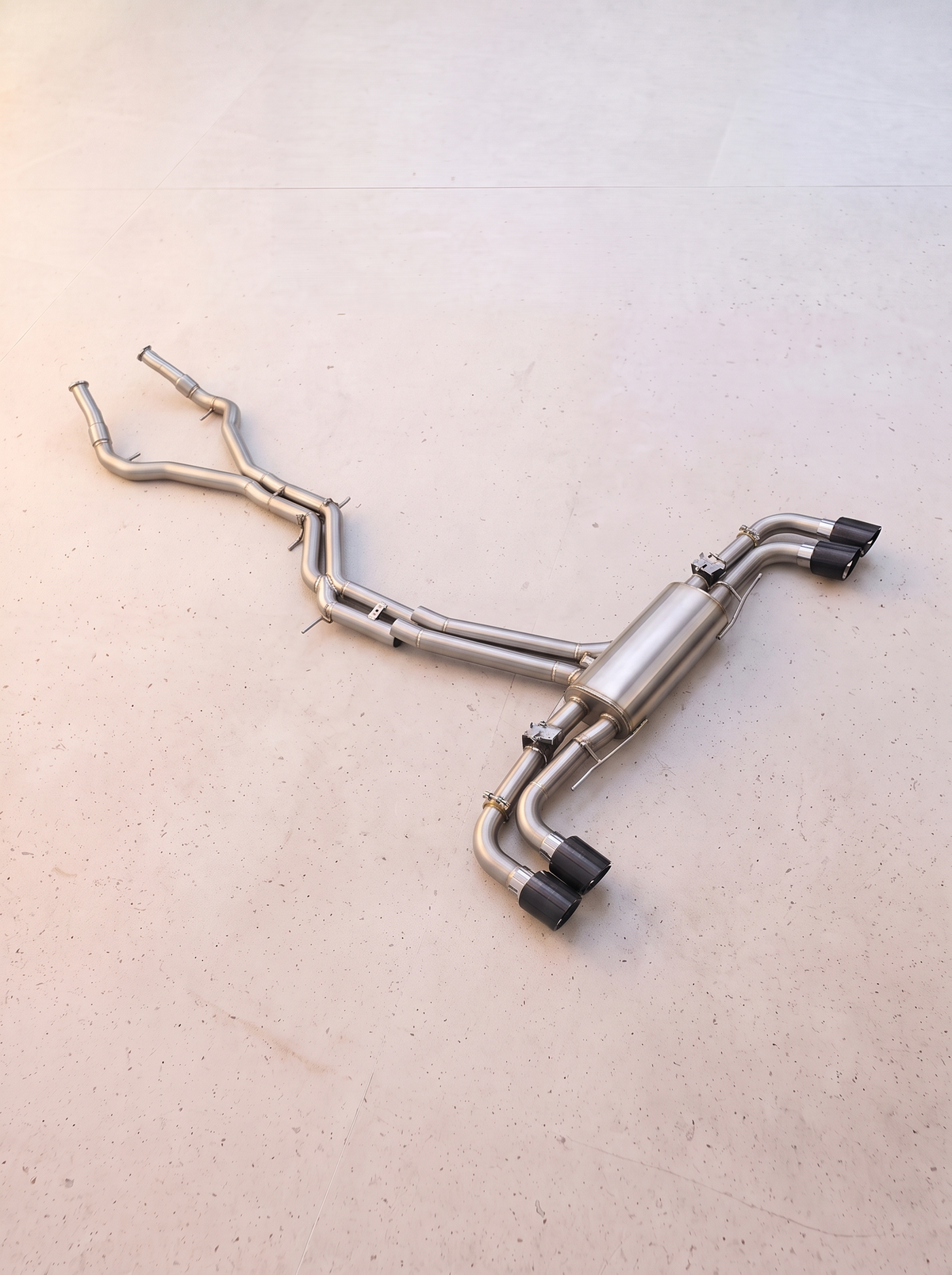 Ligne d'échappement inox à clapets ROG pour Porsche Cayenne GTS 9YA 4.0 V8