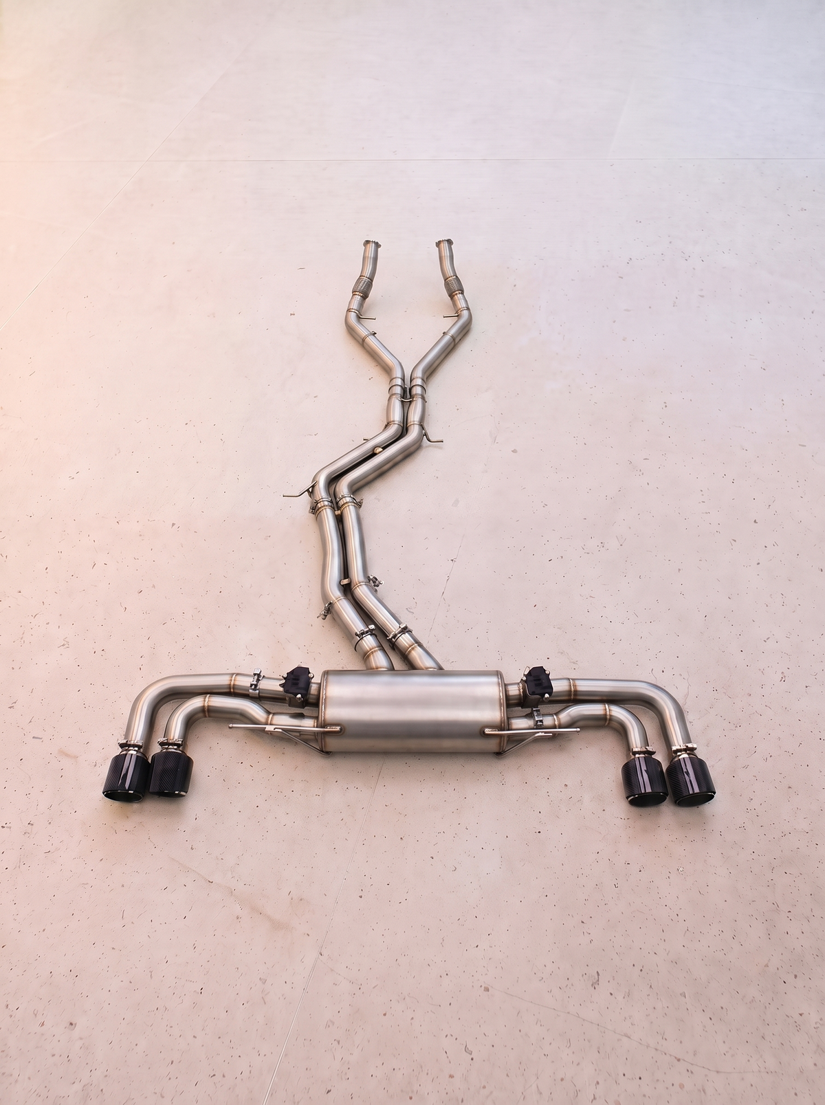 Ligne d'échappement inox à clapets ROG pour Porsche Cayenne S 9YA 2.9 V6