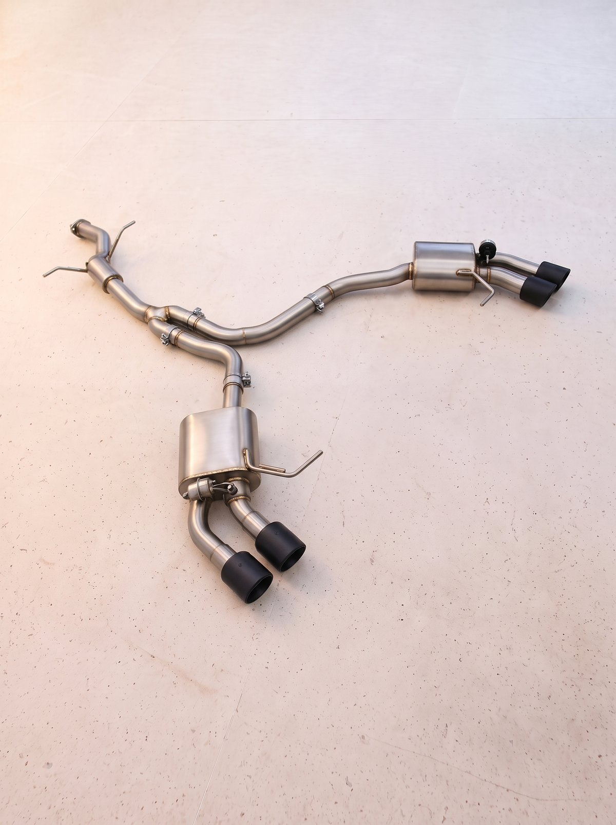 Ligne d'échappement inox à clapets ROG pour Porsche Macan 95B.1 2.0 turbo