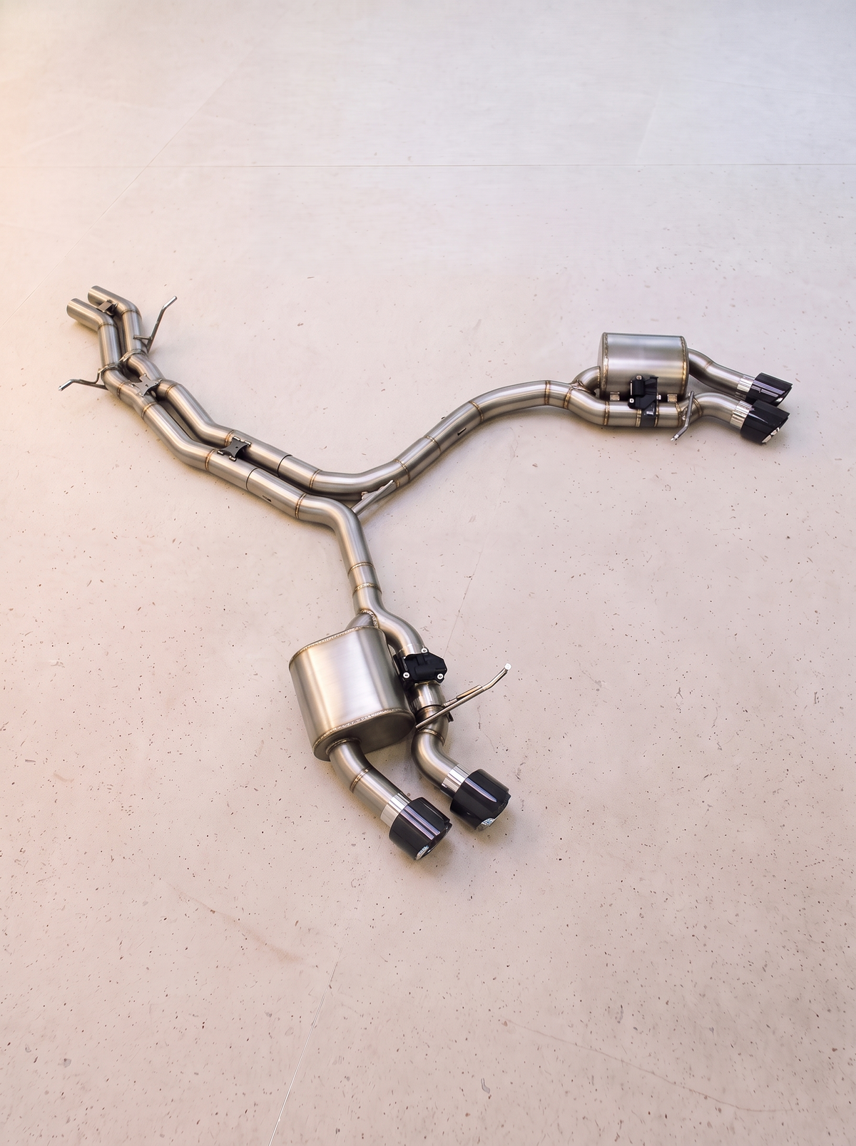 Ligne d'échappement inox à clapets ROG pour Porsche Macan 95B.1 3.0 V6 turbo