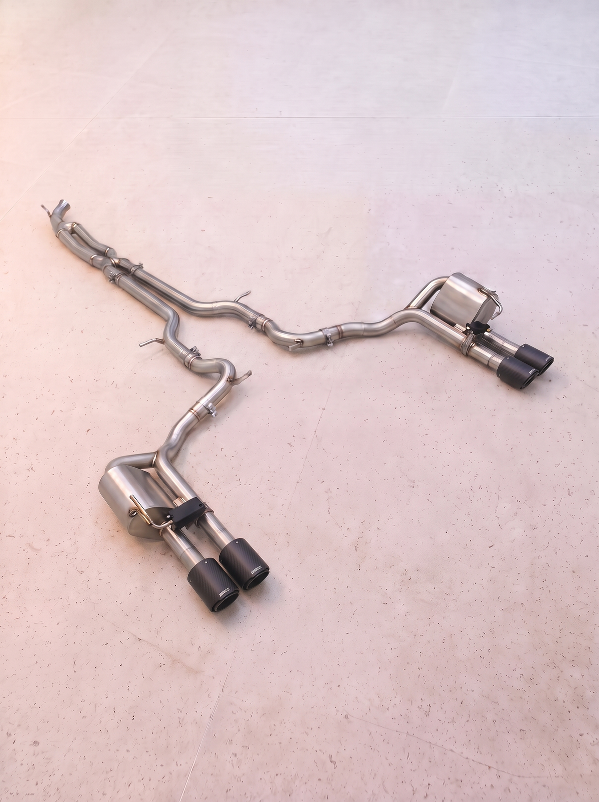 Ligne d'échappement inox à clapets ROG pour Porsche Panamera 971 3.0 V6 turbo