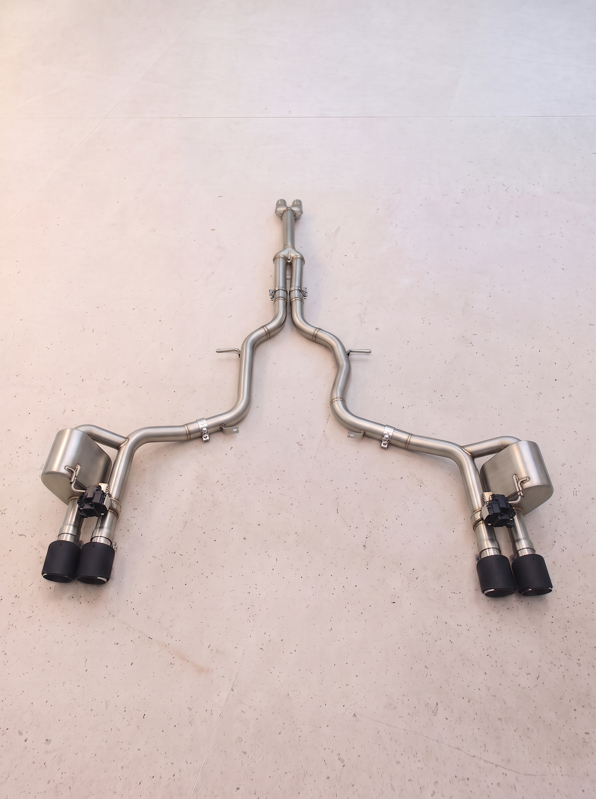 Ligne d'échappement inox à clapets ROG pour Porsche Panamera S 970.2 3.0 V6