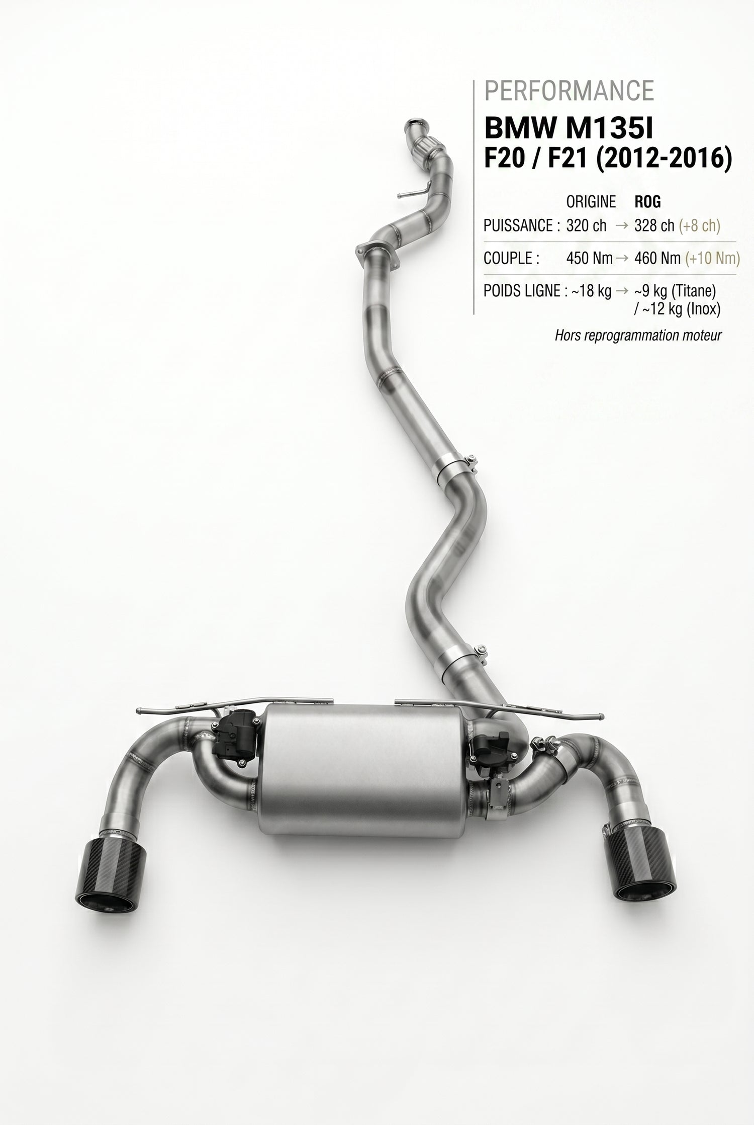 Ligne d'échappement BMW M135I F20 / F21