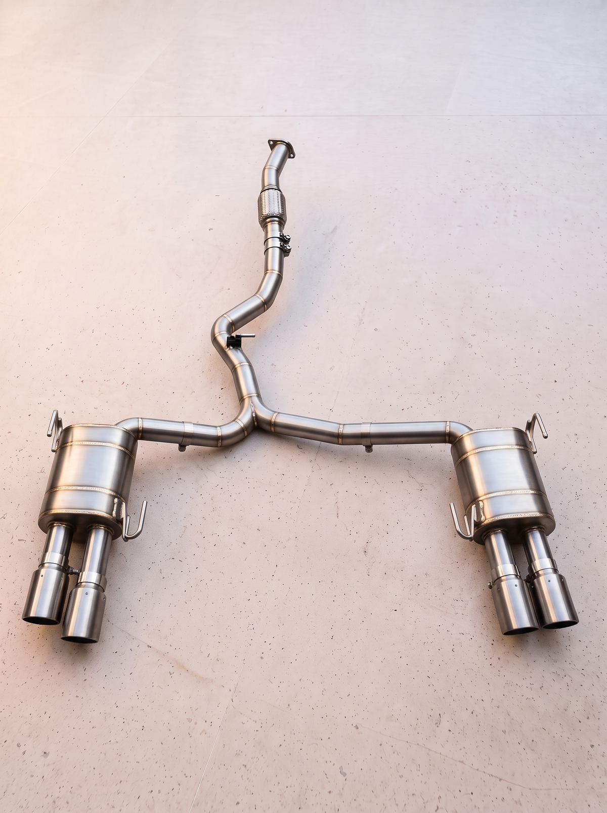 Ligne d'échappement inox à clapets ROG pour Subaru WRX VA 2.0 Turbo