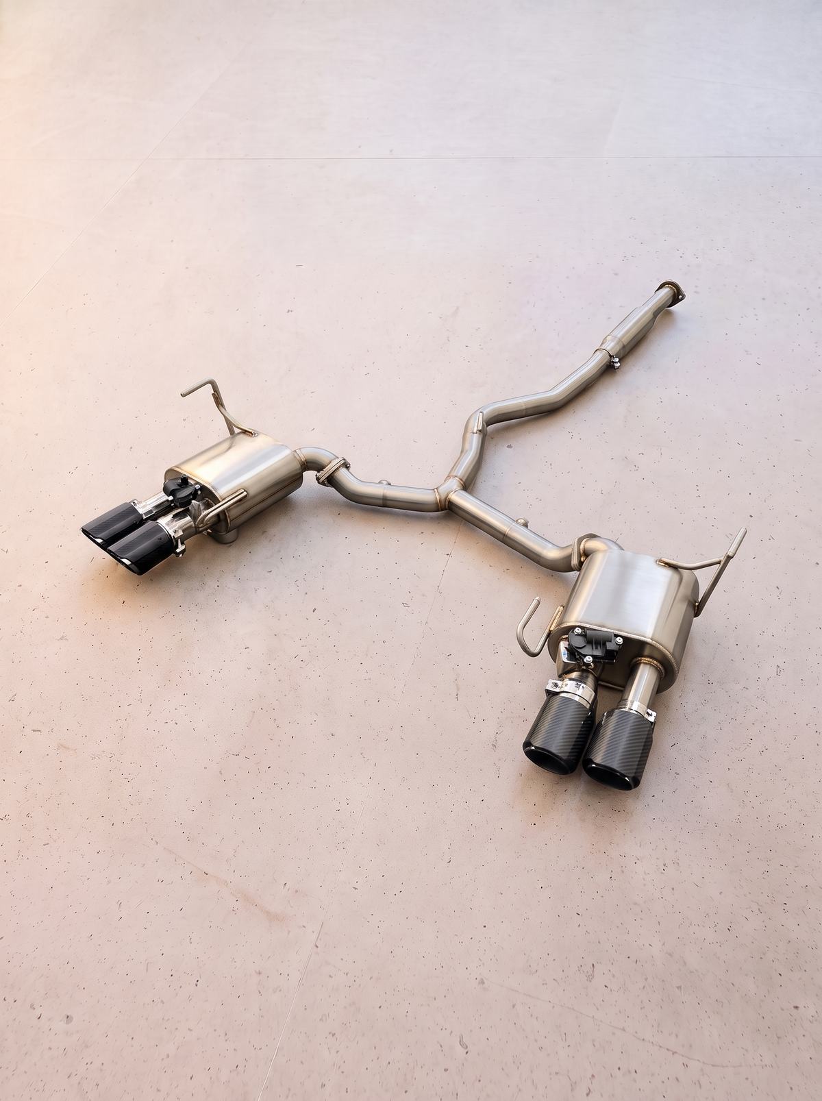 Ligne d'échappement inox à clapets ROG pour Subaru WRX VB 2.4 Turbo