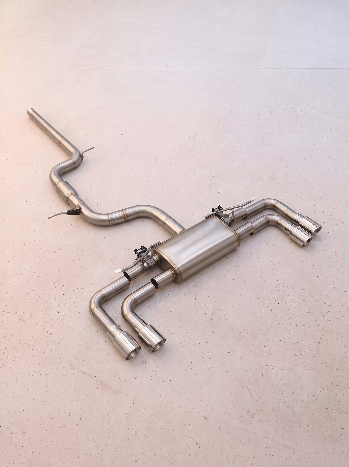 Ligne d'échappement inox à clapets ROG pour Volkswagen Golf 7.5 GTI 2.0 TSI
