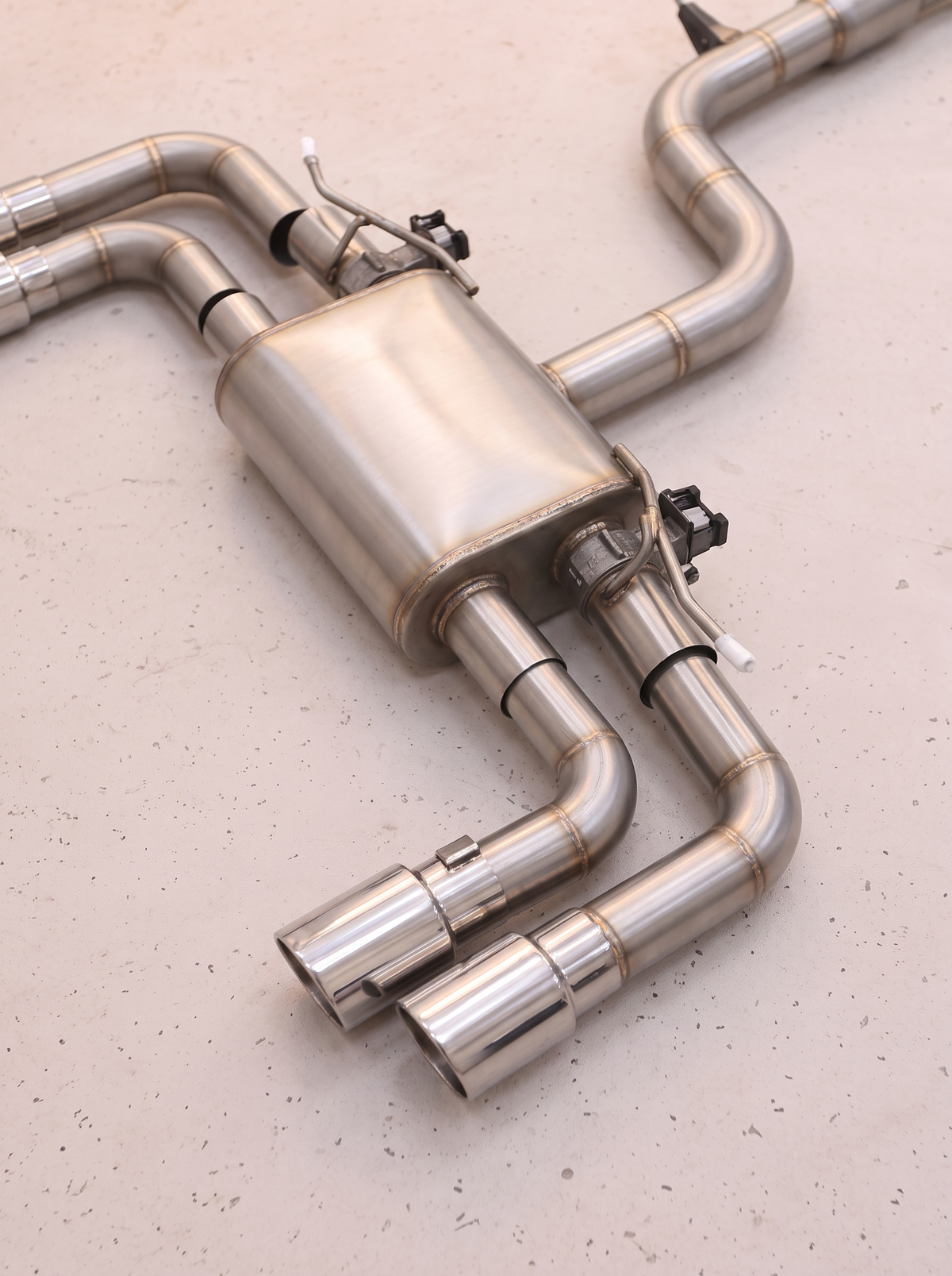 Silencieux arrière inox de la ligne d'échappement ROG pour Volkswagen Golf 7.5 GTI 2.0 TSI