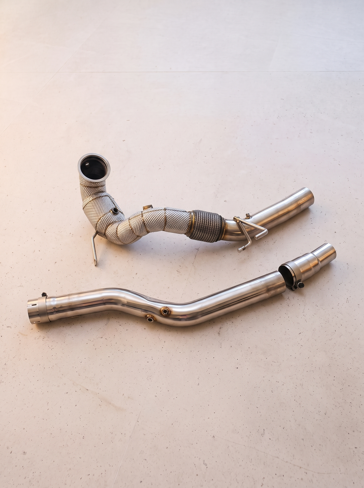 Downpipe décatalysé inox pour Volkswagen Golf 8 R 2.0 TSI